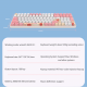 Dareu A100 Tri-mode Connection 100% Hotswap RGB LED Backlit PBT keycaps Mechanical Gaming Keyboard With TTC Gold-pink Switch