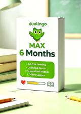 cdkeyoffer.com, Super Duolingo MAX 6 Months Subscription