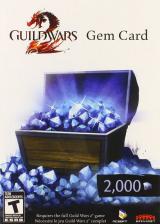 Official Guild Wars 2 2000 Gem Card Global