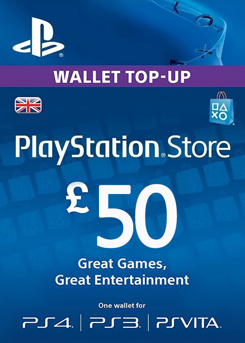 Play Station Network 50 GBP UK