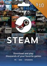 Official Steam Gift Card 10 USD