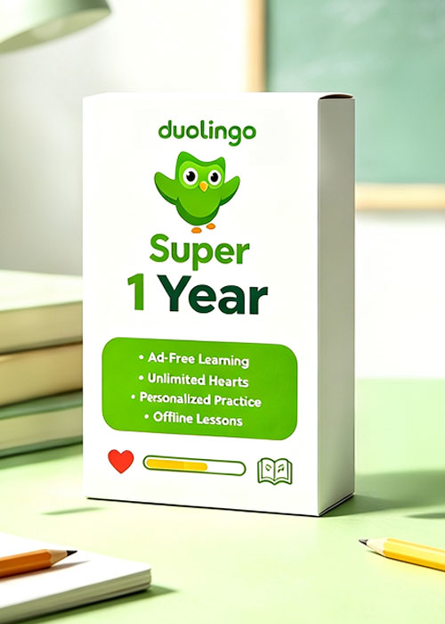 cdkeyoffer, Super Duolingo 1 Year Subscription