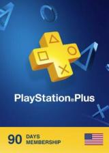 Official Playstation Plus 90 Days Card North America