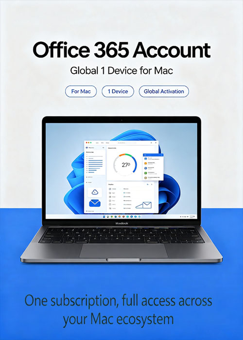 MS Office365 Account Globle 1 Device For MAC, Cdkeyoffer 