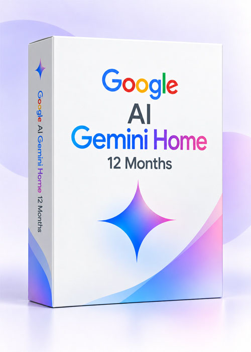 cdkeyoffer, Google AI Gemini Home 12 Months (Family Share)