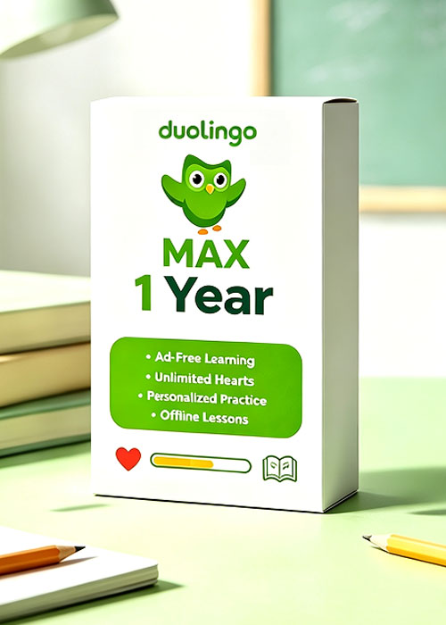 cdkeyoffer, Super Duolingo MAX 1 Year Subscription