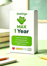 cdkeyoffer.com, Super Duolingo MAX 1 Year Subscription