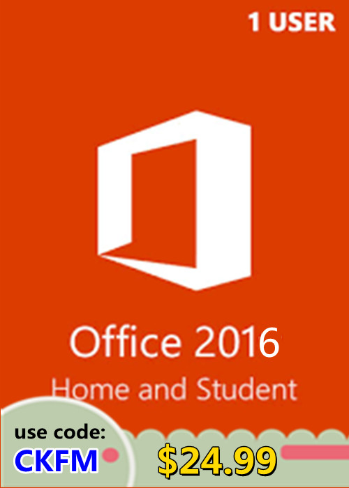 MS Office Home & Student 2016 Key(Sale)