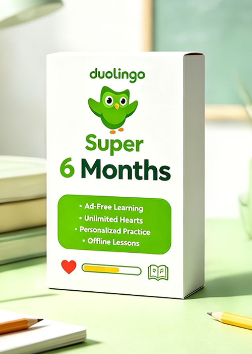 cdkeyoffer, Super Duolingo 6 Months Subscription